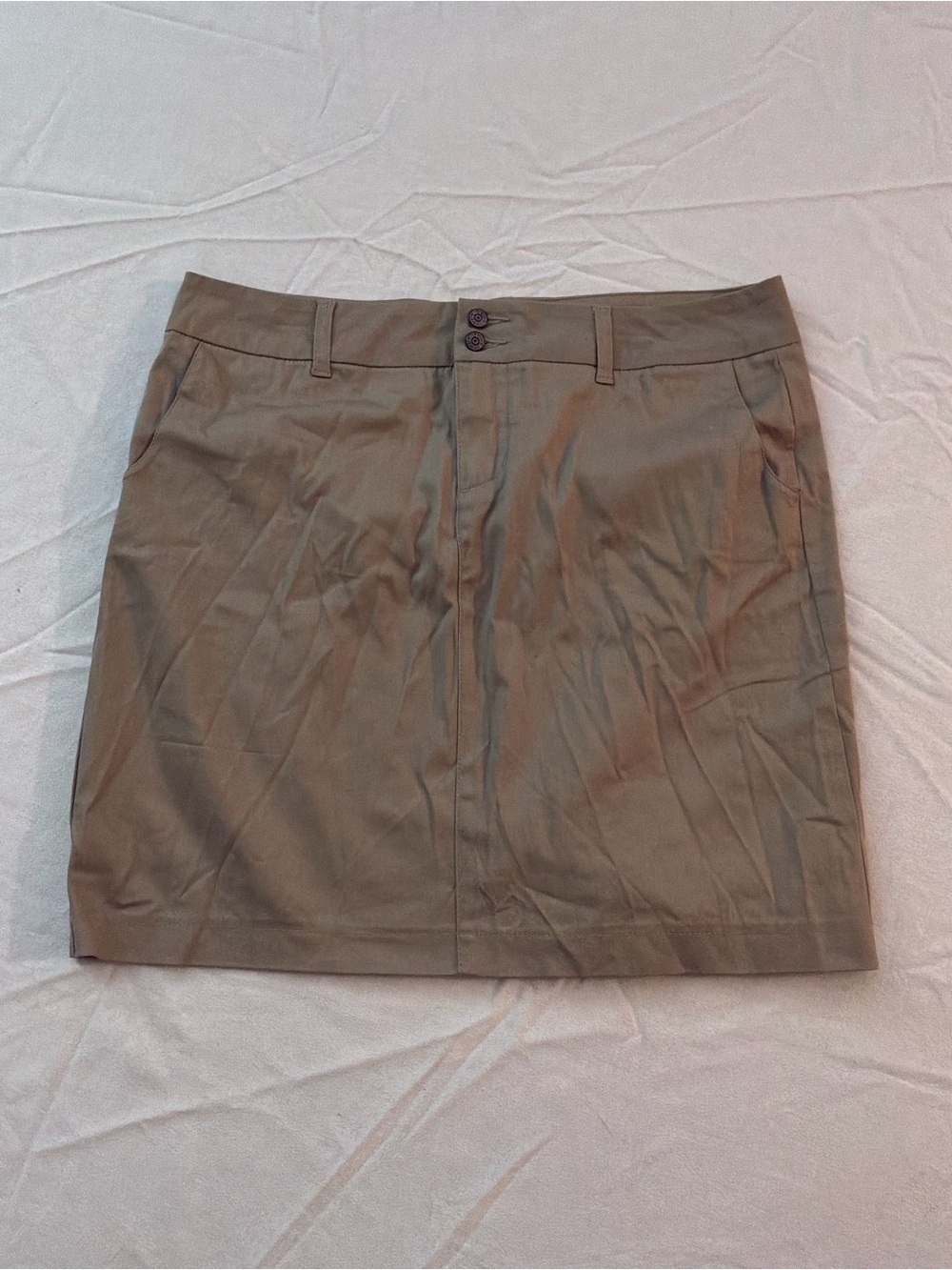 ******* Dickies Tan Khaki Pencil Skirt b4 *******